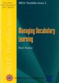 Image of Managing Vocabulary Learning, REL Portfolio Series 2