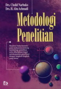 Image of Metodologi Penelitian