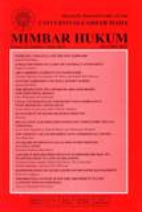 Image of Mimbar Hukum Volume 22 No. 2, June 2010