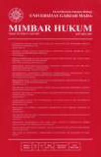 Image of Mimbar Hukum Volume 25 Nomor 2, Juni 2013