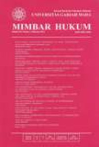 Image of Mimbar Hukum Volume 25 Nomer 3, Oktober 2013
