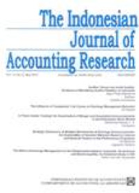 Image of The Indonesian Journal Of Accounting Research Vol.13 No.2, May 2010