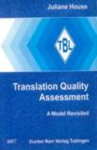 Image of Translation Quality Assessment : A Model Revisited