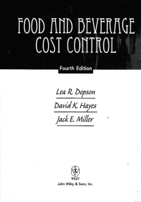 Image of Food And Beverage Cost Control