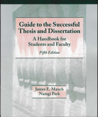 Image of Guide To The Successful Thesis And Dissertation