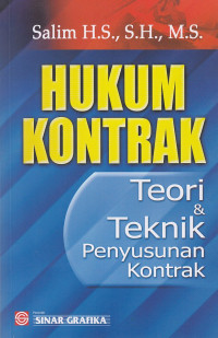 Image of Hukum Kontrak: Teori Dan Teknik Penyusunan Kontrak