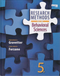 Image of Research Methods For The Behavioral Sciences