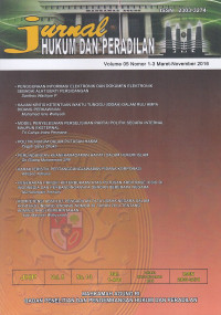 Image of Jurnal Hukum Dan Peradilan VOL. 5 NO. 1-3