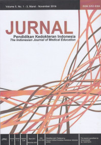 Image of Jurnal Pendidikan Kedokteran Indonesia VOL.5 NO.1-3