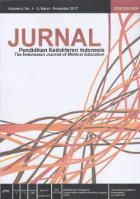 Image of Jurnal Pendidikan Kedokteran Indonesia VOL.6 NO.1-3