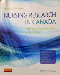 Image of Nursing Research in Canada : Methods Critical Appraisal and Utilization