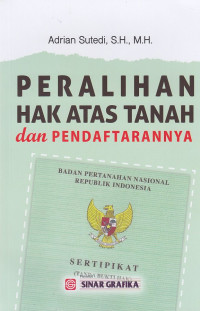 Image of Peralihan Hak Atas Tanah Dan Pendaftarannya