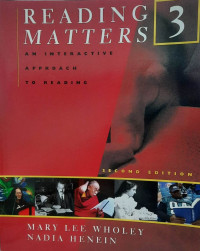 Reading Matters 3 : An Interactive Approach To Reading