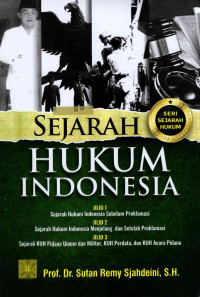 Image of Seri Sejarah Hukum: Sejarah Hukum Indonesia