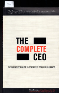 Image of The Complete CEO - The Executive's Guide to Consistent Peak Performance