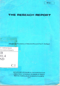 Image of The Research Report