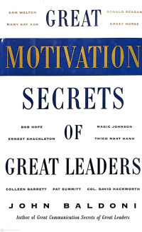 Image of Great Motivation Secrets of Great Leaders