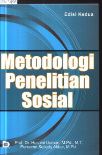 Image of Metodologi Penelitian Sosial Ed 2