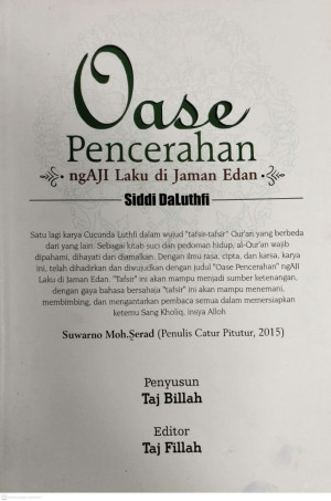Oase Pencerahan- ngAJI Laku di Jaman Edan