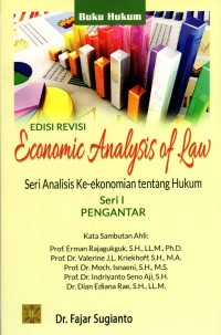 Image of Economic Analysis Of Law - Seri Analis Ke-ekonomian Tentang Hukum Seri I