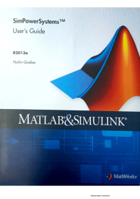 Image of SimPowerSystems User's Guide : Matlab & Simulink